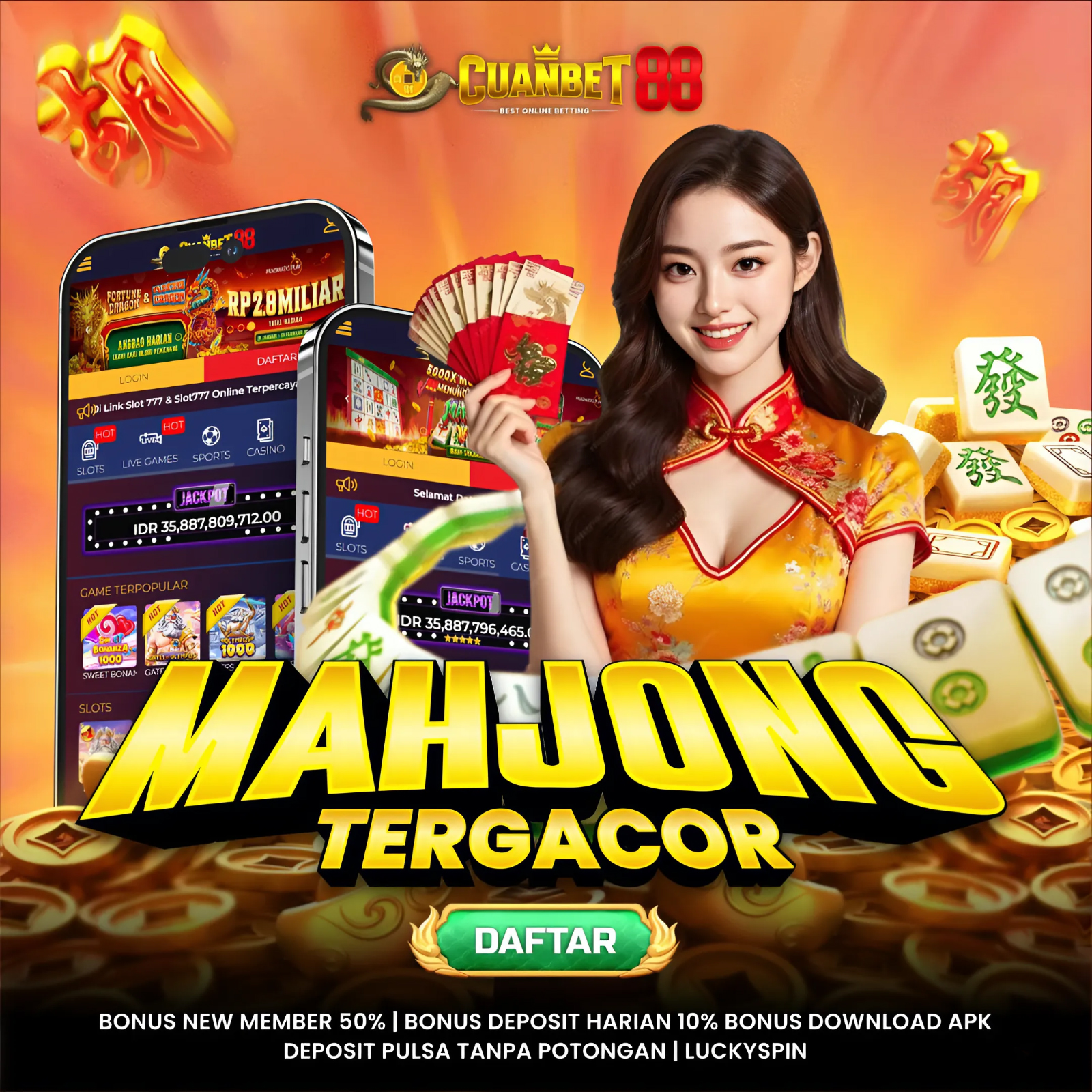 Cuanbet88 # Situs Slot Gacor Terpercaya Bonus New Member 50%